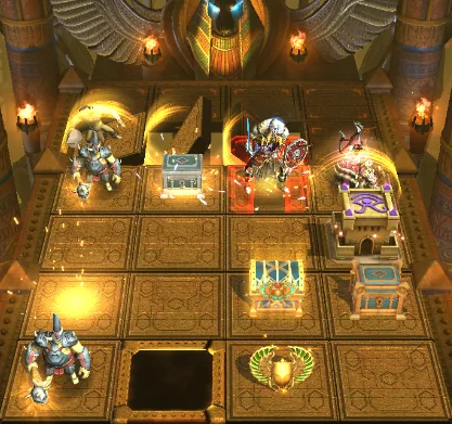 Anubis Tower board before flip