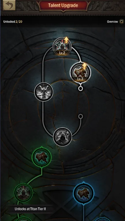 Elder Titan talent tree