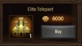 Elite Teleport for 6,000 shells