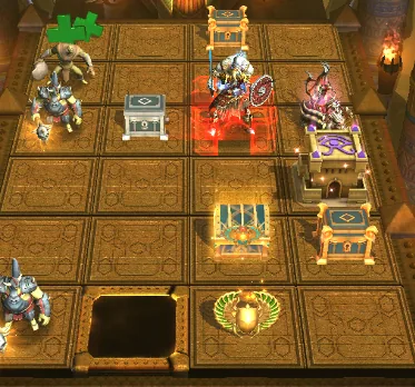 Anubis Tower board after flip